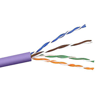Belkin A7J704-1000-PUR 900 Series Cat.6 UTP Cable, 1000 ft, Copper Conductor, Purple