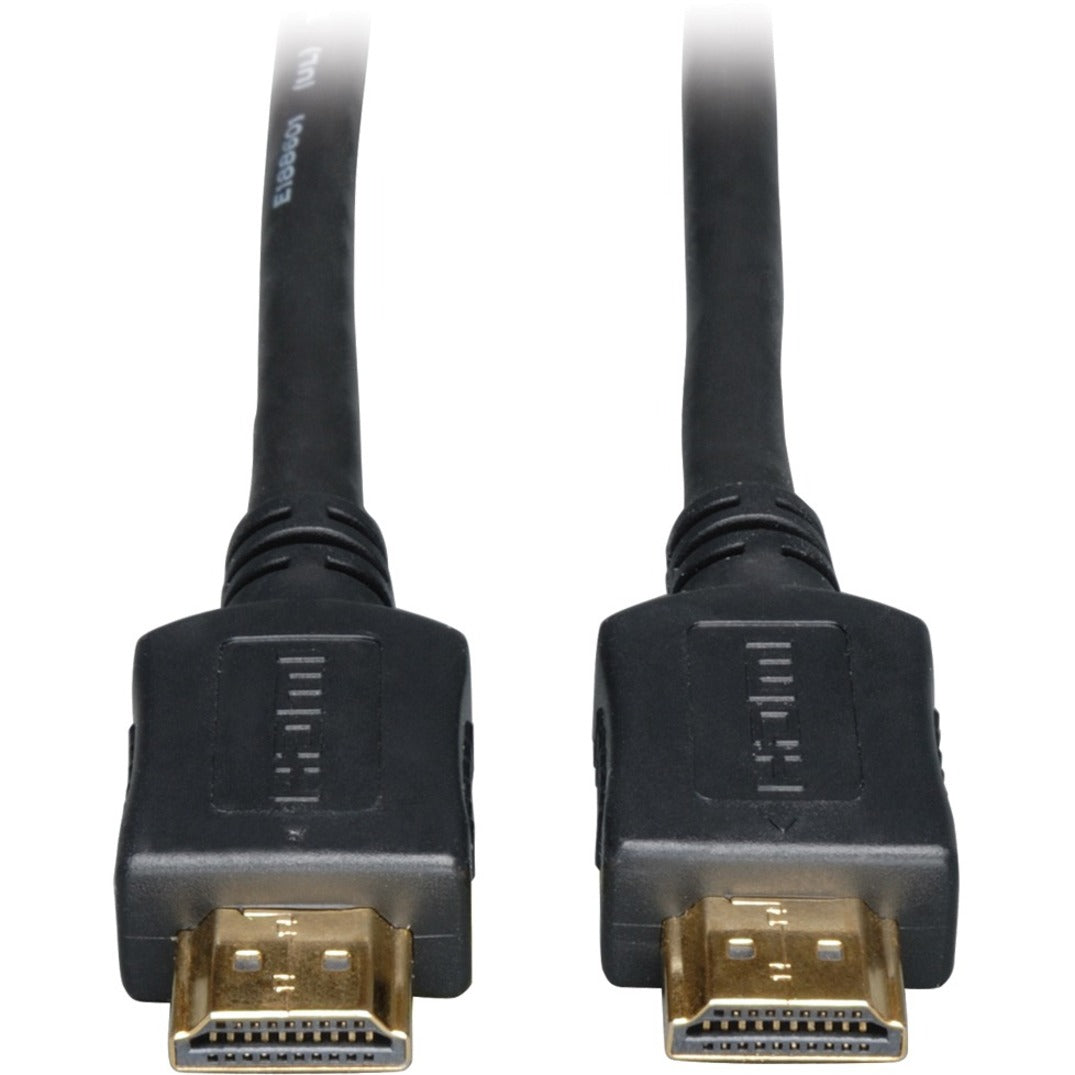 Tripp Lite P568-050-P HDMI Gold Digital Video Cable, 50 ft, Copper Conductor, Plenum Jacket, Black