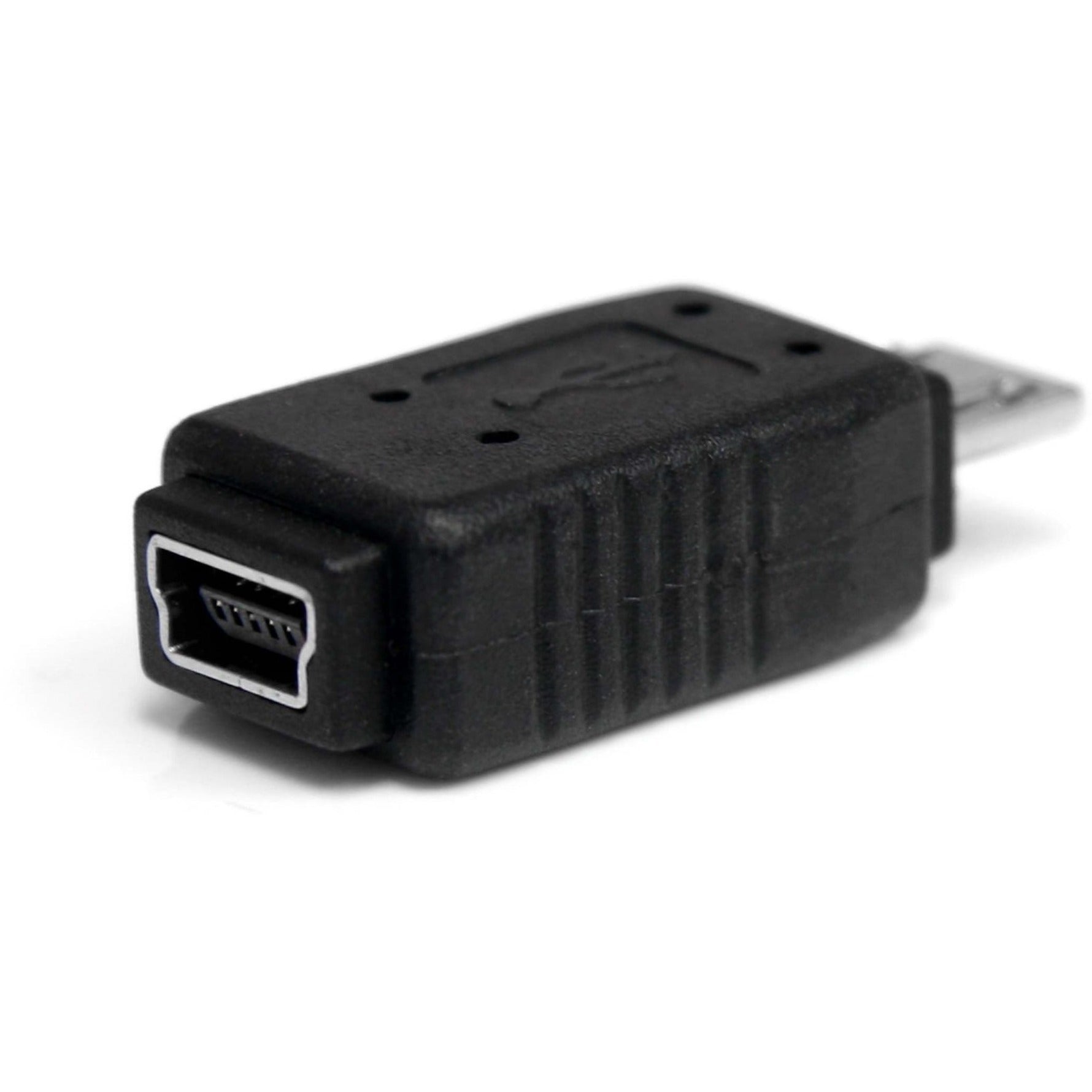 StarTech.com UUSBMUSBMF USB 2.0 Adapter - Micro USB (M) - Mini USB (F), Charging Support [Discontinued]