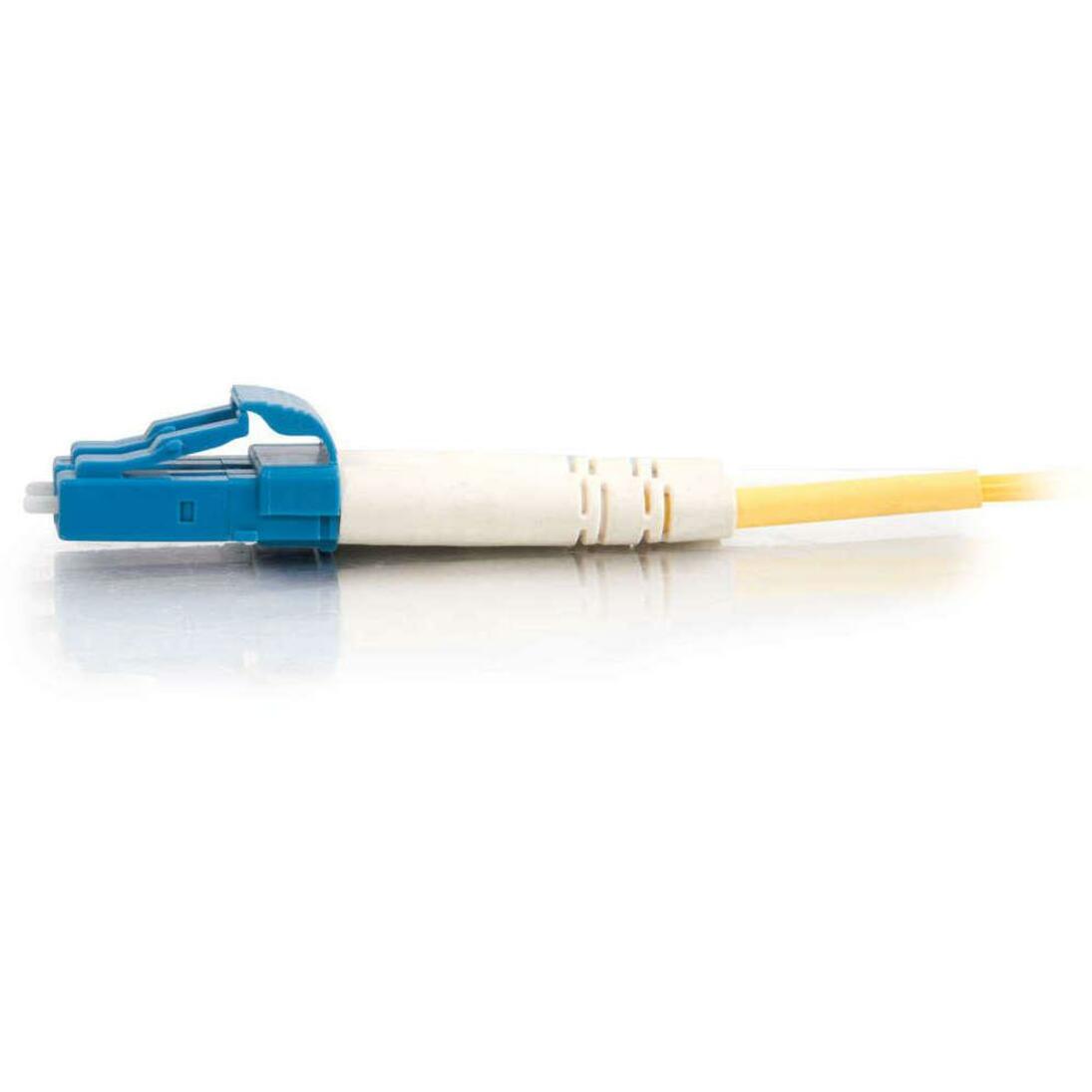 C2G 37461 6m LC-LC 9/125 OS2 Duplex Single-Mode Fiber Cable, Yellow - Pull Resistant, Molded, Impact Resistant, Flex Resistant, Strain Resistant, Crush Resistant