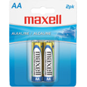 Maxell 723407 Cell Battery AA, Multipurpose, Pack of 2