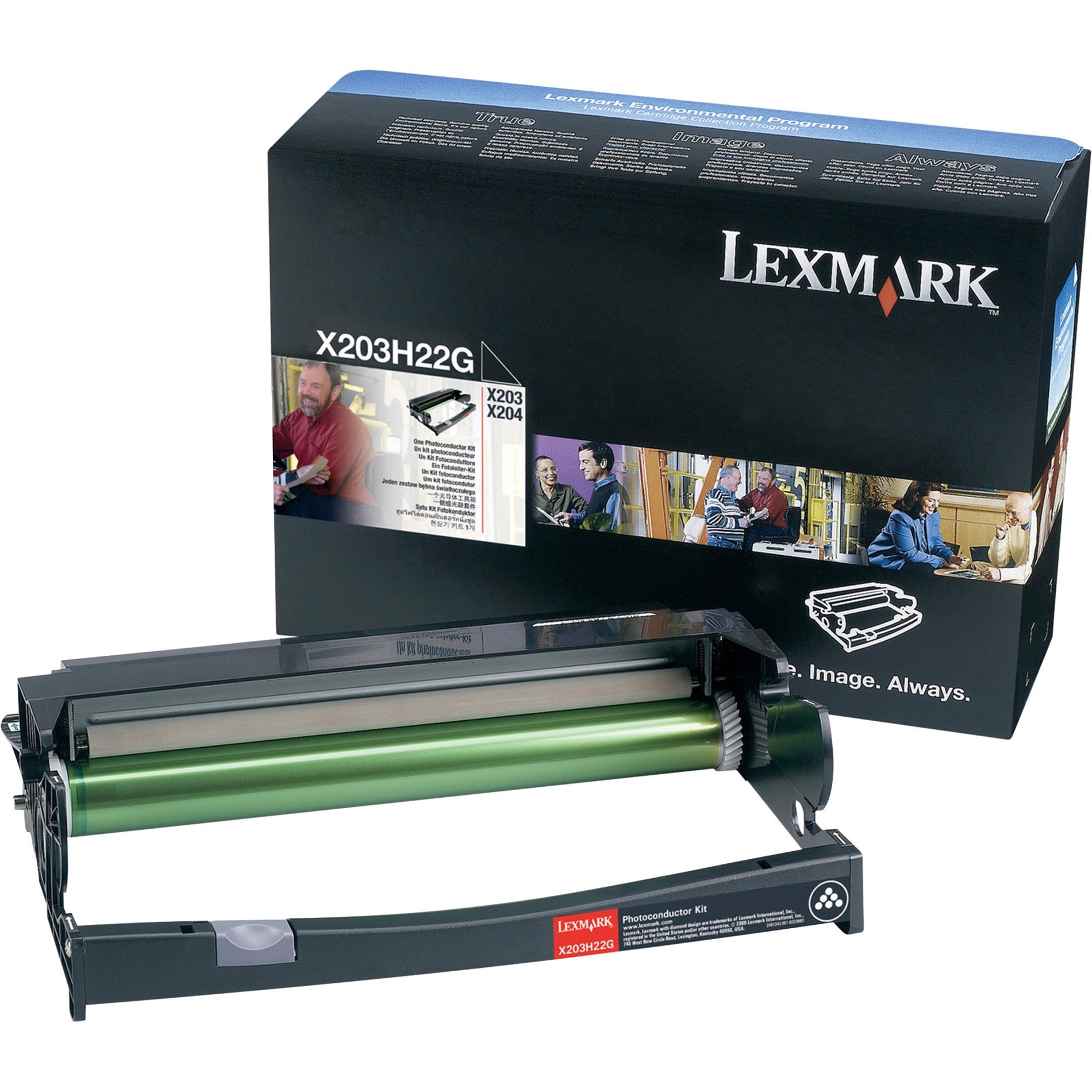 Lexmark X203H22G Photoconductor Kit, 25000 Page Yield, Black