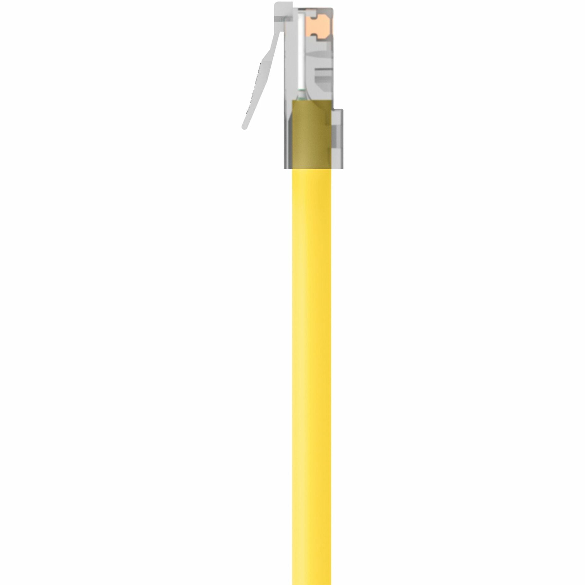 Belkin A3L980-12-YLW CAT6 Ethernet Patch Cable, RJ45, M/M, 12 ft, Yellow
