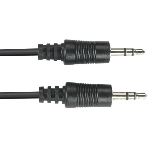 Black Box EJ110-0015 Stereo Audio Cable, 15 ft, Copper Conductor, Strain Relief, Molded