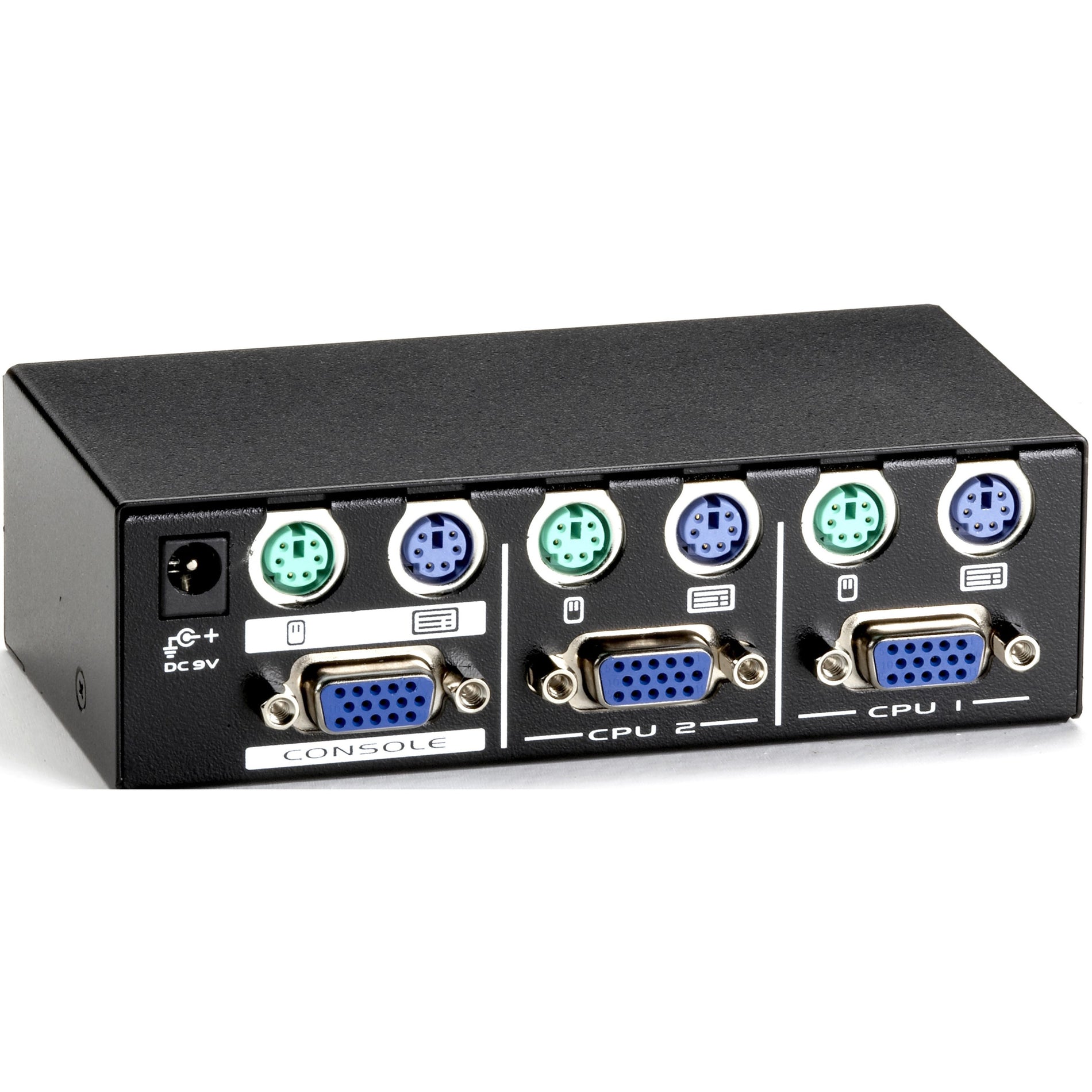 Black Box KV7022A ServSwitch DT Basic II KVM Switch, PS/2 Port, 2 Computers Supported