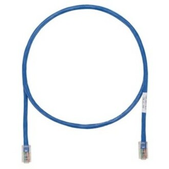 Panduit UTPSP7BUY Cat.6 UTP Patch Cable, 7 ft, Copper Conductor, Blue