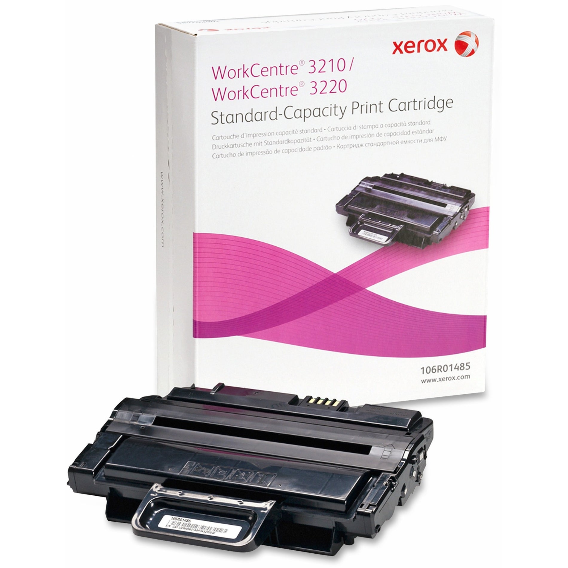 Xerox Print Cartridge, 2000 Page Yield, Black (106R01485) [Discontinued]