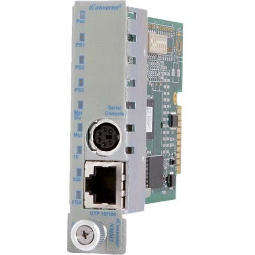 Omnitron Systems 8000N-0 iConverter NMM2 Network Management Module, Real-Time Management and Remote Configuration