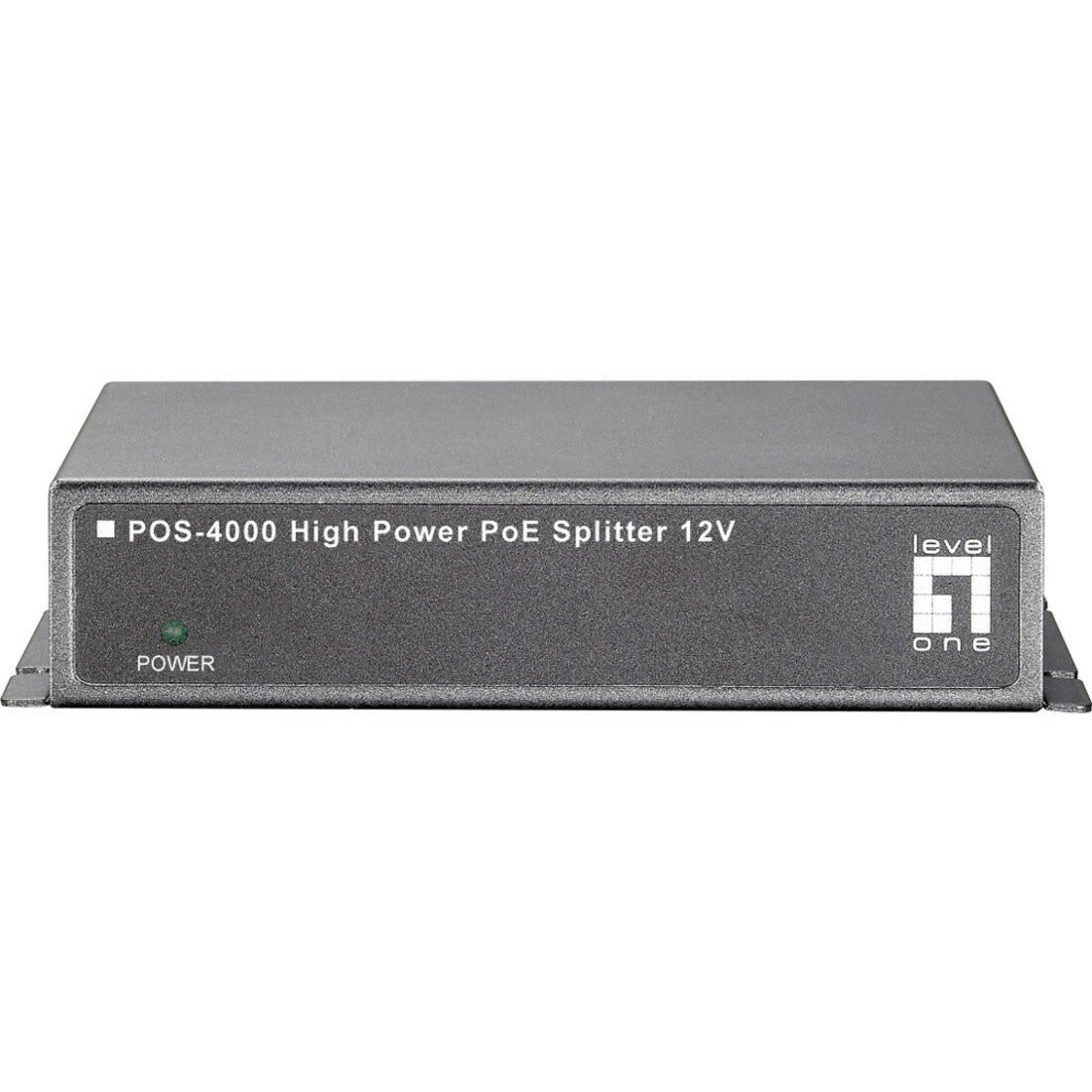 LevelOne POS-4000 Fast Ethernet High Power PoE Splitter, 12V DC Output
