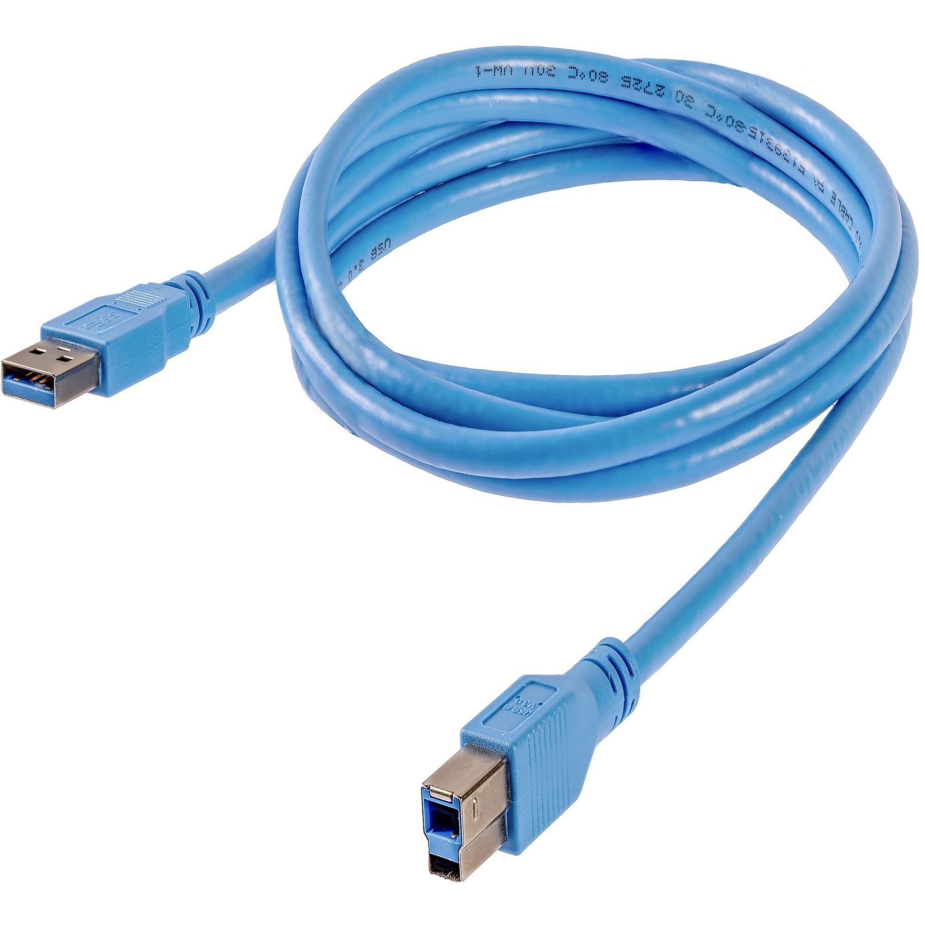StarTech.com USB3SAB6 6 ft SuperSpeed USB 3.0 Cable A to B M/M, High-Speed Data Transfer, Lifetime Warranty