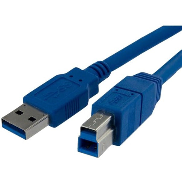 StarTech.com USB3SAB3 SuperSpeed USB 3.0 Cable A to B - M/M, 3 ft, 4.8 Gbit/s, Blue