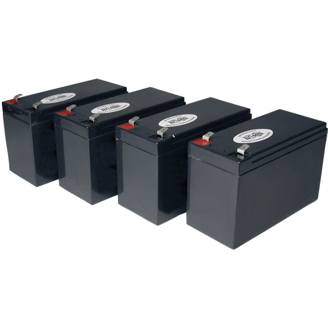 Tripp Lite RBC54 Replacement Battery Cartridge 54, 4-Pack, 12V DC, Lead Acid, Maintenance-free