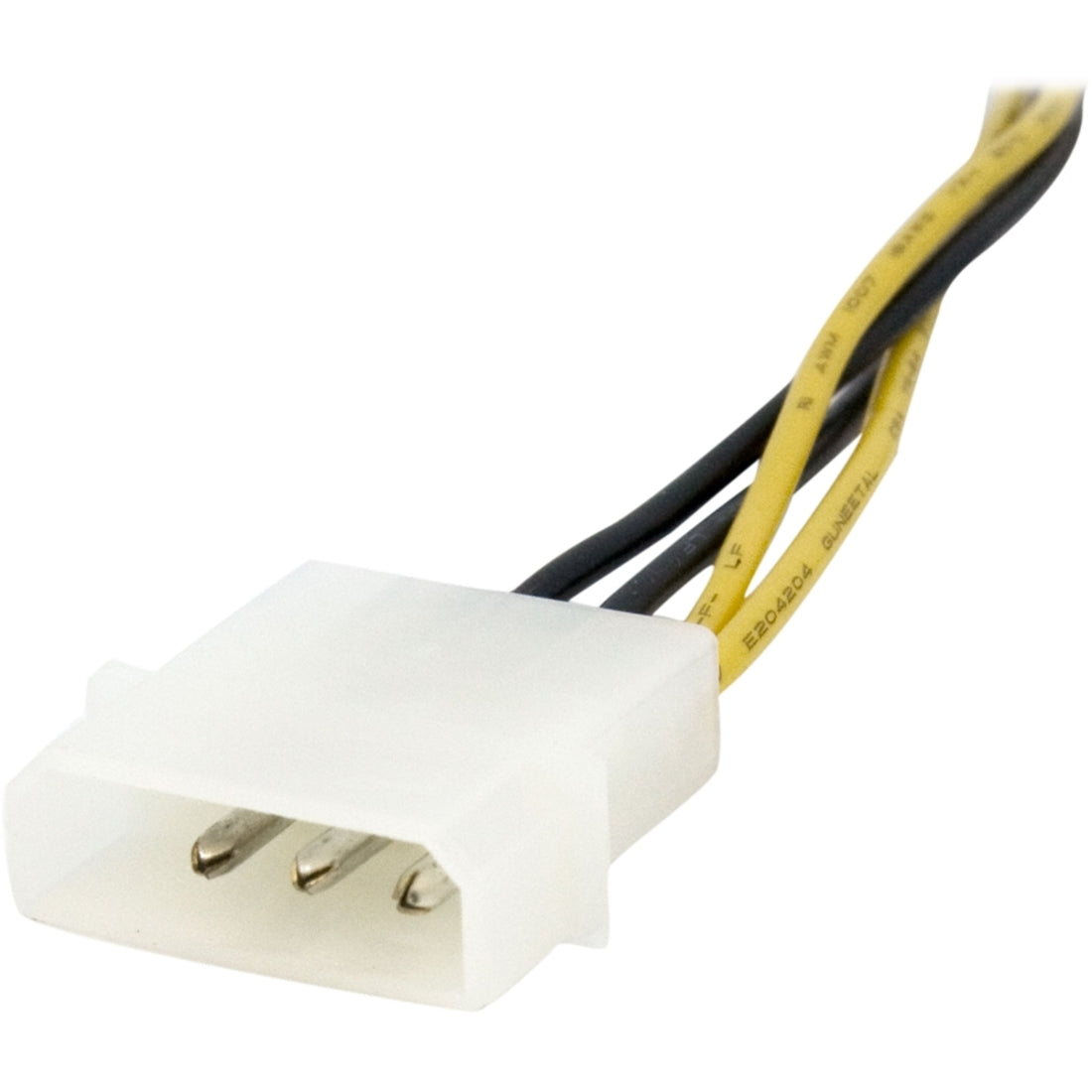 StarTech.com EPS48ADAP 6in 4 Pin to 8 Pin EPS Power Adapter with LP4 F/M, 12V DC Voltage Rating