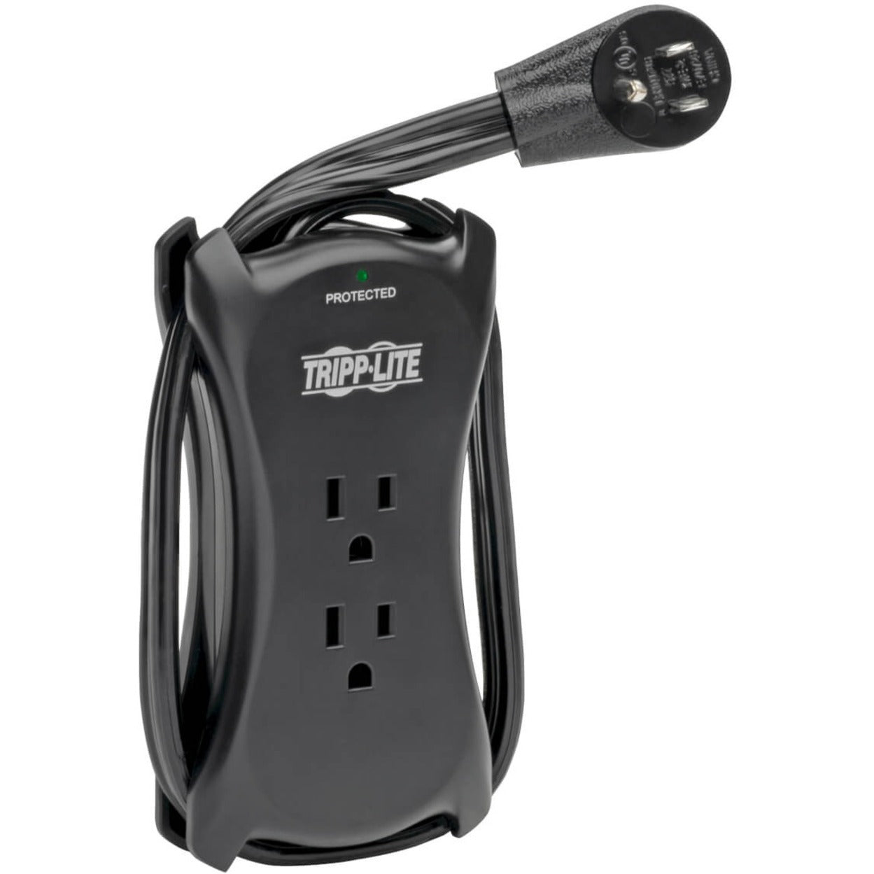 Tripp Lite TRAVELER3USB Protect It! 3-Outlet 2 USB Surge Protector, Compact and Portable Power Strip