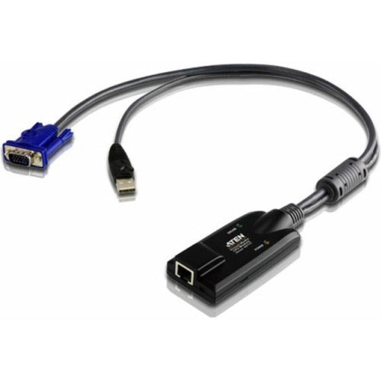 ATEN KA7175 KVM Adapter Cable, USB Type A - Male, HD-15 - Male, Black
