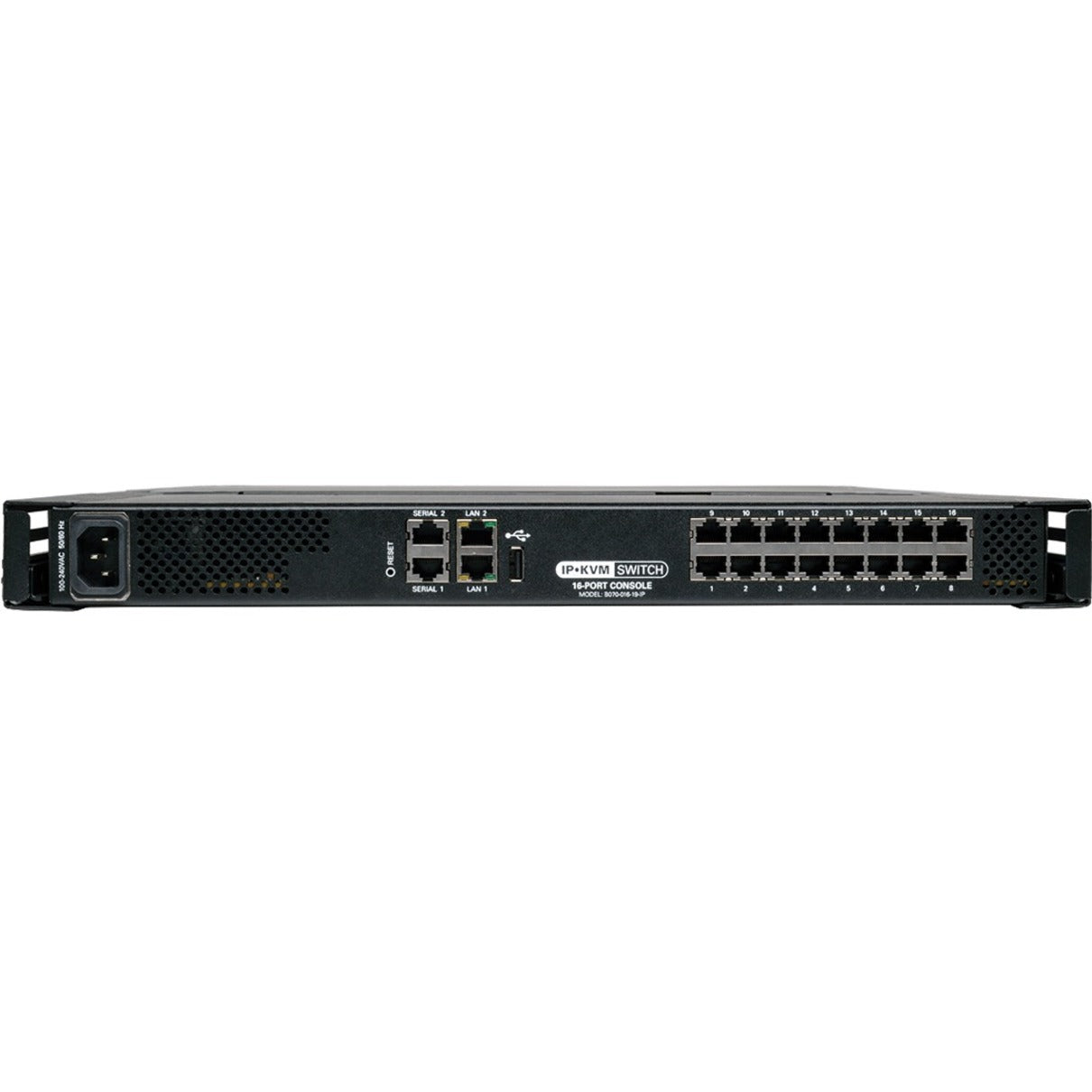 Tripp Lite B070-016-19-IP NetCommander 16-Port Cat5 IP KVM Switch with 19" Monitor, Keyboard, and Mouse
