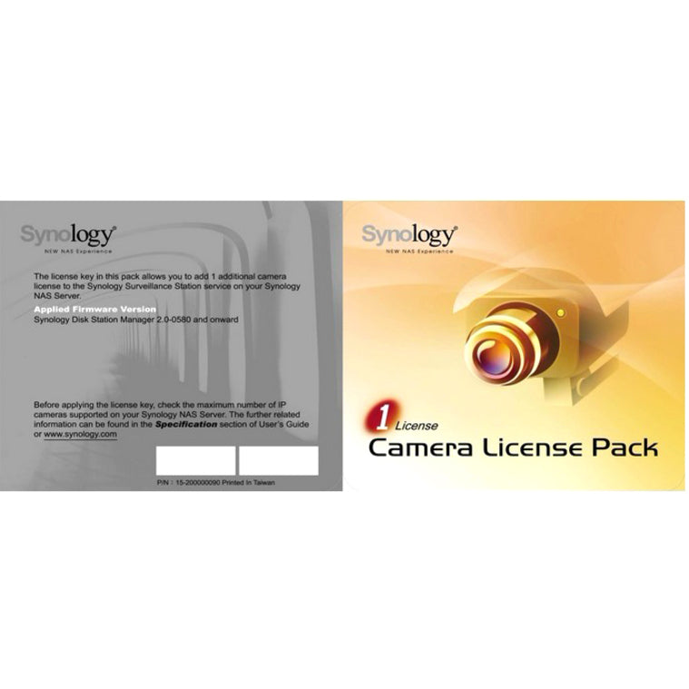 Synology IP Camera License Pack For 1 (CLP1) Main image