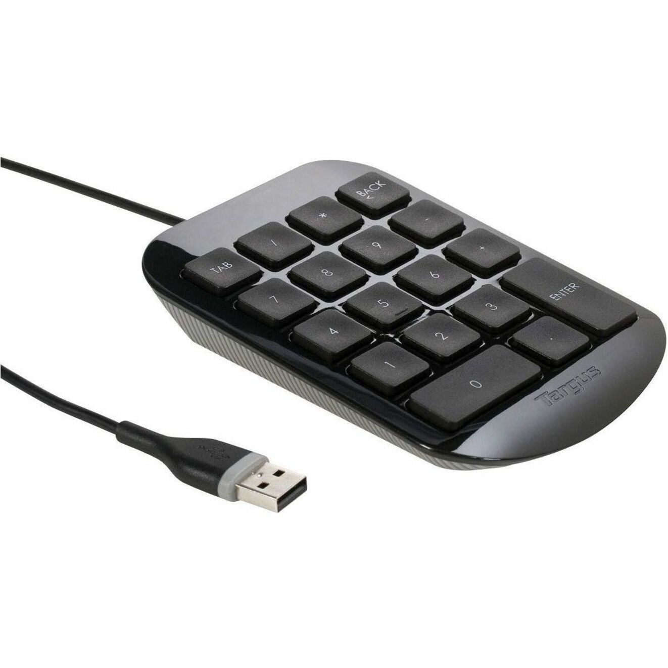 Targus AKP10US Numeric Keypad, USB Ergonomic Keypad for PC and Mac