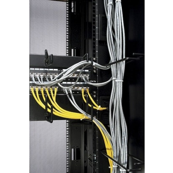 APC AR8426A 2U Horizontales Kabelmanagement Erleichtert das Kabelmanagement vorne