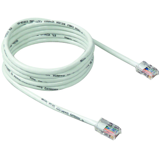 Belkin A3L791-06IN-WHT Cat.5e Patch Cable, 6" White, Snagless, Molded