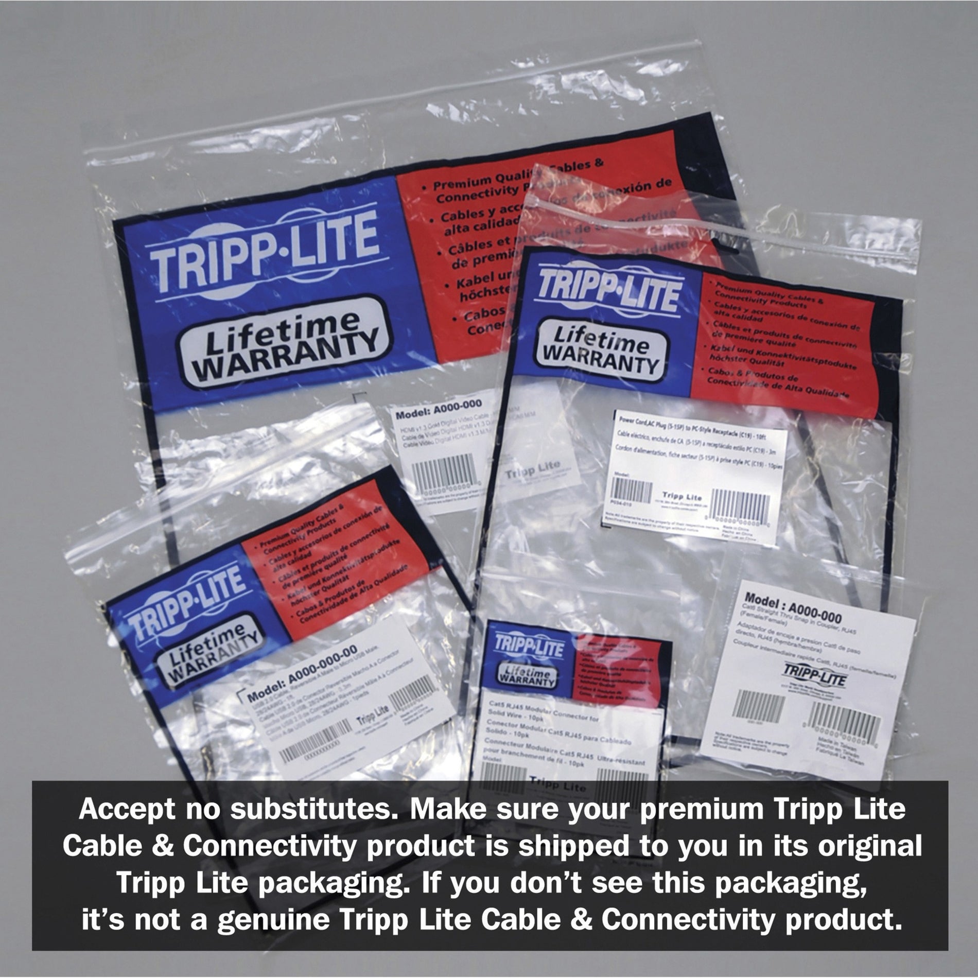 Tripp Lite N201-100-BL 100-ft. Cat6 Blue Gigabit Patch Cord Snagless Molded, Lifetime Warranty, 10 Gbit/s Data Transfer Rate, Copper Conductor
