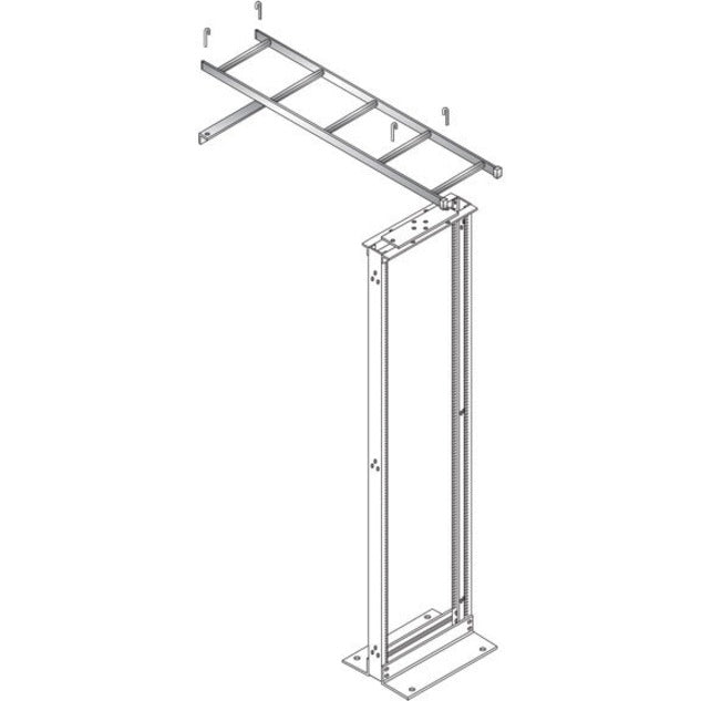 Black Box RM696 Ladder Rack Rack-to-Wall Kit, TAA Compliant, Lifetime Warranty