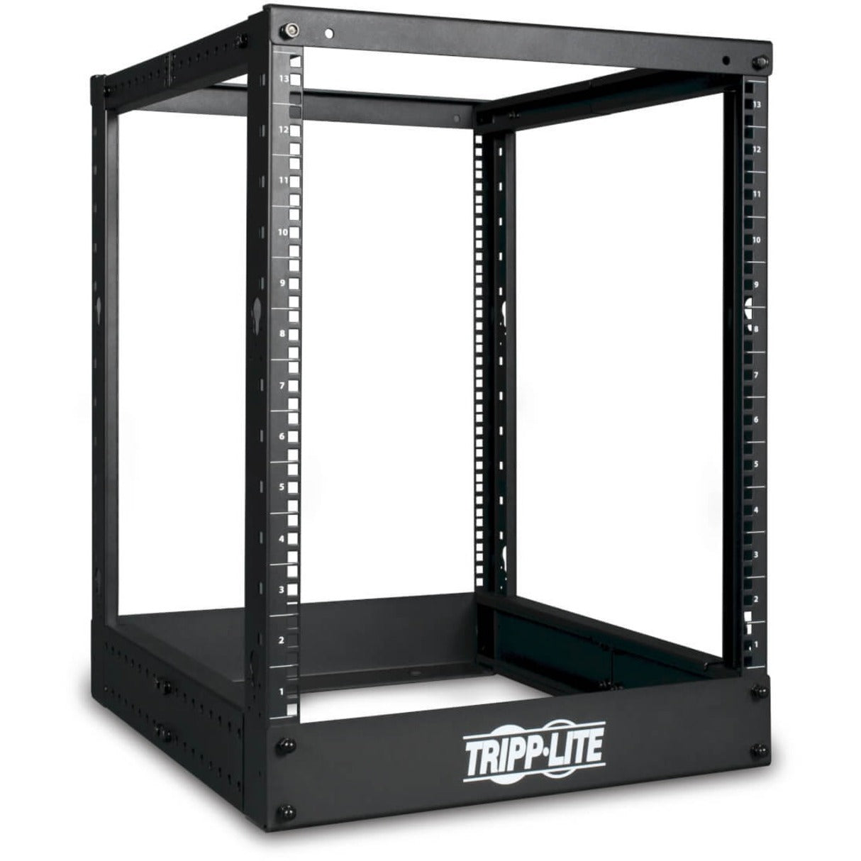 Tripp Lite SR4POST13 SmartRack 4-Post Open Frame Rack Cabinet 13U 19", 5 Year Warranty, 1000 lb Capacity