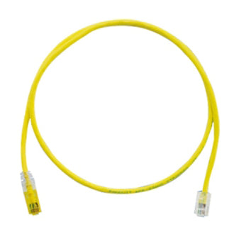 Panduit UTPSP10YLY Cat.6 UTP Patch Cord, 10 ft Network Cable, Snagless, Clear Boot, Yellow