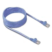 Belkin TAA791-20-BLU-S Category 5e UTP Patch Cable, 20 ft, Molded, Snagless, Blue