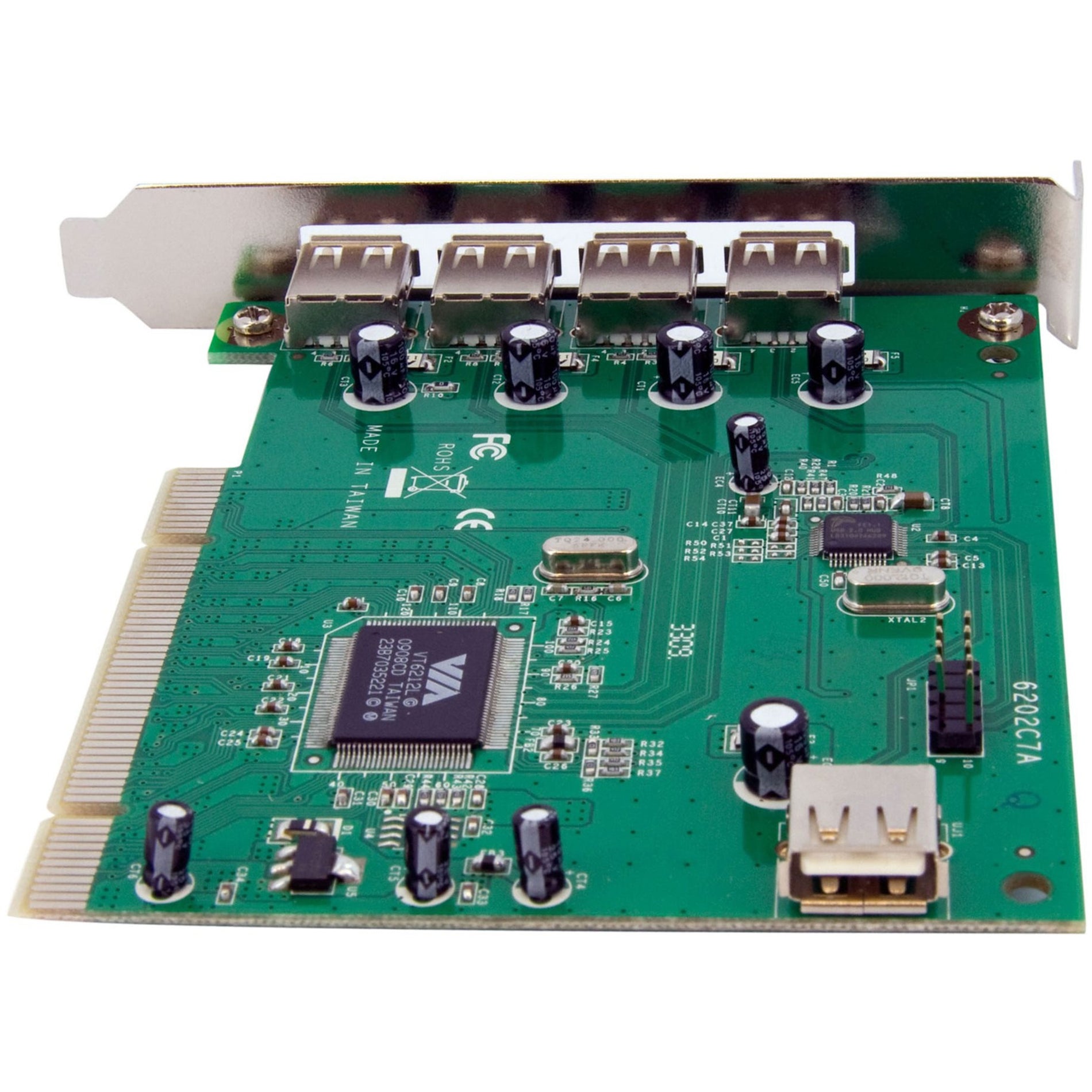 StarTech.com PCIUSB7 7 Port PCI USB 2.0 Adapter Card, Expand Your USB Connectivity