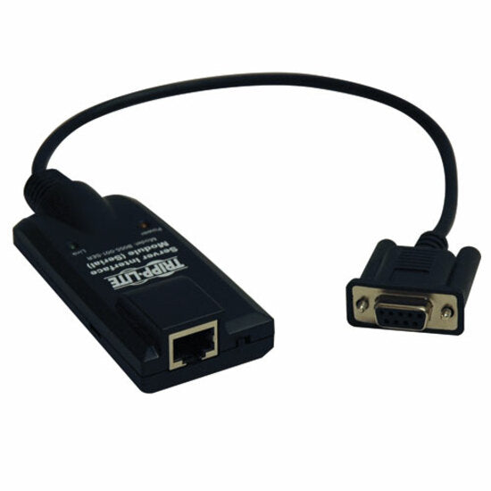 Tripp Lite B055-001-SER Serial Server Interface Module, Data Transfer Cable, RJ-45 Network - Female to DB-9 Serial - Female