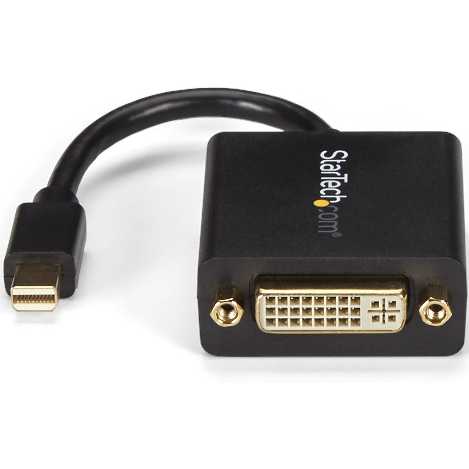 StarTech.com MDP2DVI Mini DisplayPort to DVI Video Adapter Converter, Connect Your DisplayPort Device to a DVI Monitor
