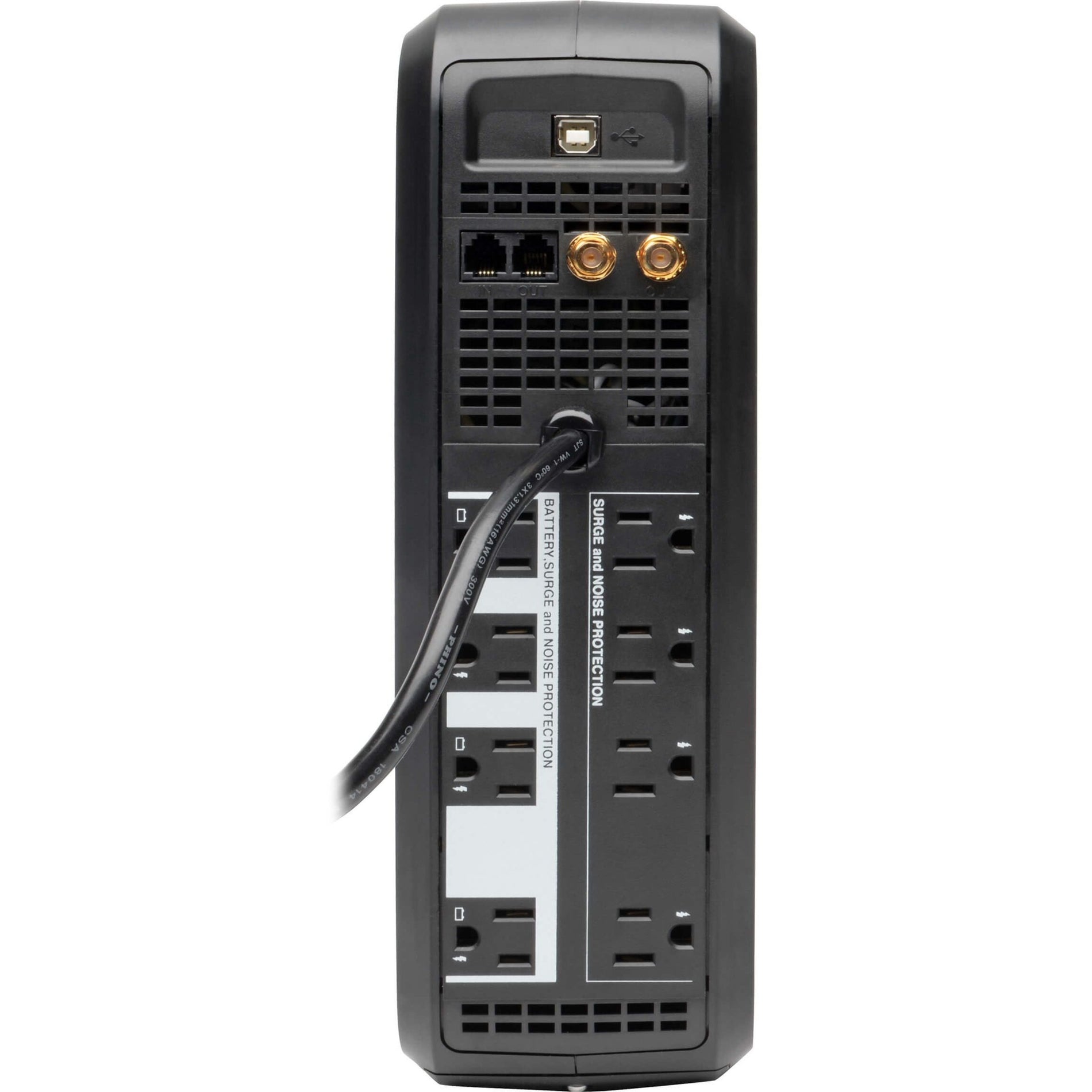 Tripp Lite SMART1000LCDTAA 1000 VA Tower UPS TAA Compliant, 3 Year Warranty, USB, 1000 VA/500 W Load Capacity