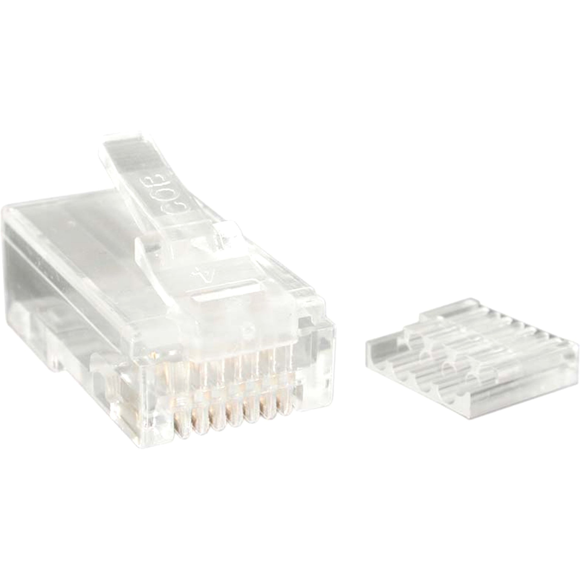 StarTech.com CRJ45C6STR50 Cat.6 RJ45 Stranded Modular Plug Connector 50 Pack, Easy-to-Use Network Connector for Reliable Connections