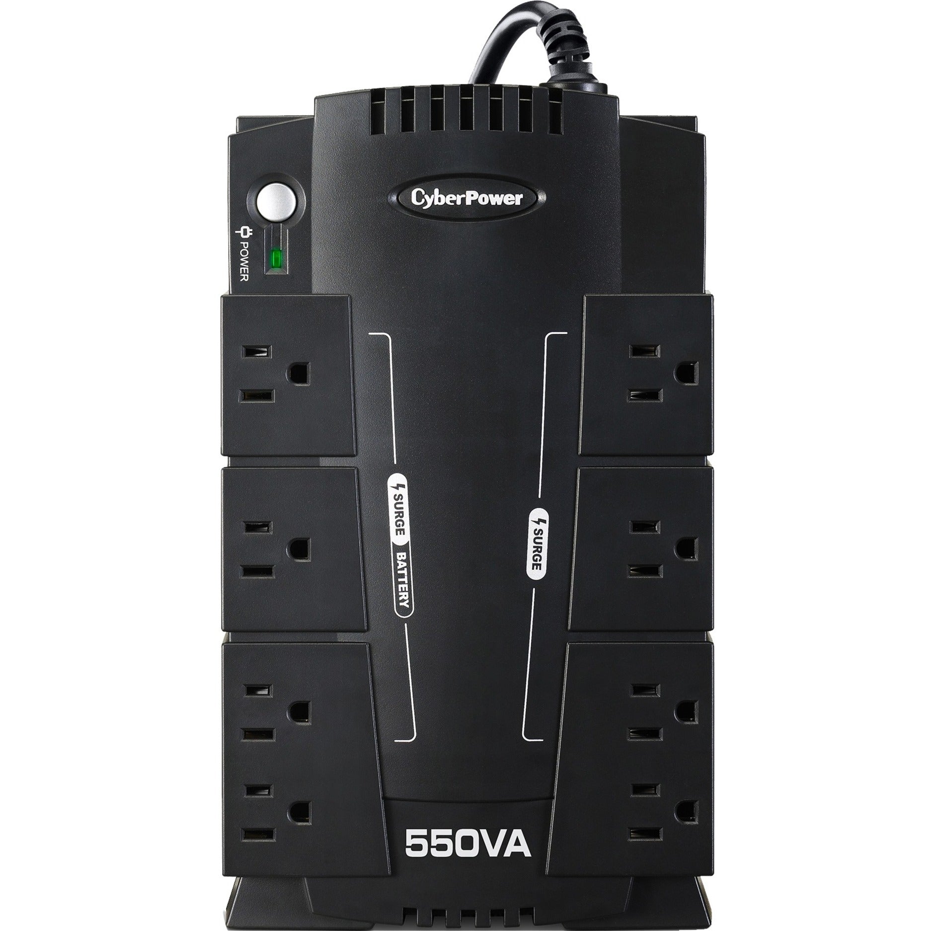 CyberPower CP550SLG Standby UPS 550 VA Desktop Power Backup 2 Minute Full Load Backup Energy Efficient