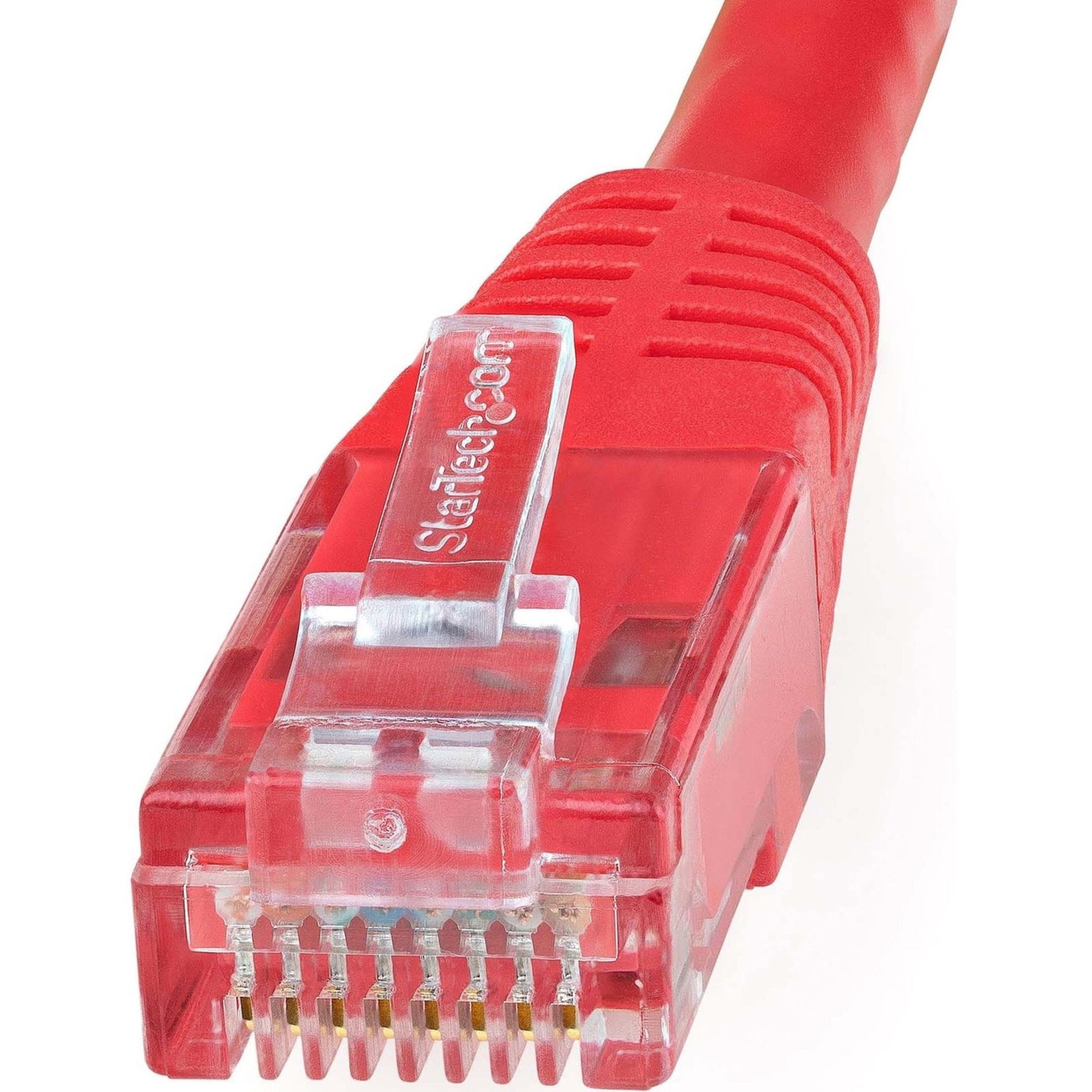 StarTech.com C6PATCH5RD 5ft Red Cat6 UTP Patch Cable ETL Verified, 10 Gbit/s Data Transfer Rate, Strain Relief