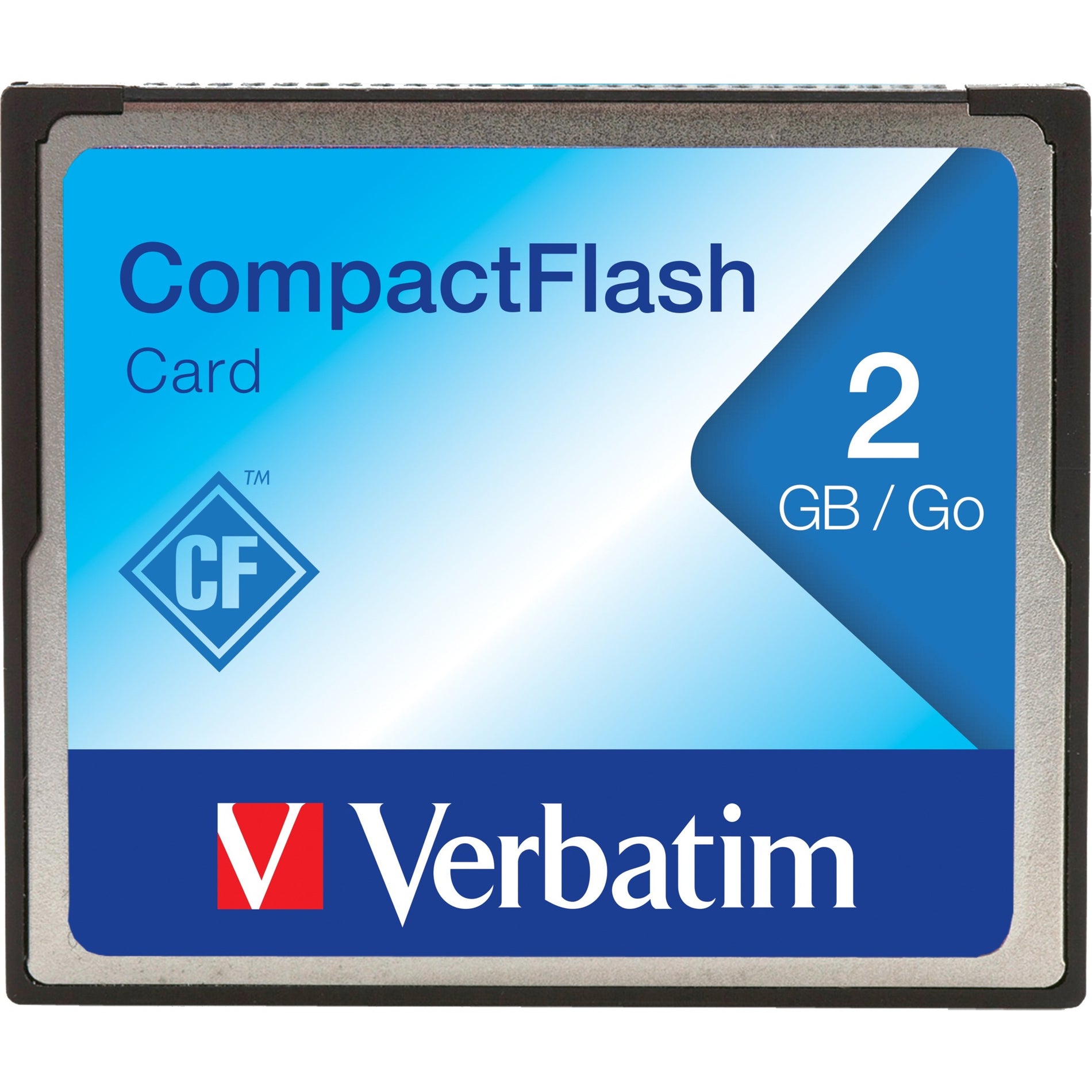 Verbatim 47012 2GB CompactFlash Memory Card, Lifetime Warranty, High Performance Controller