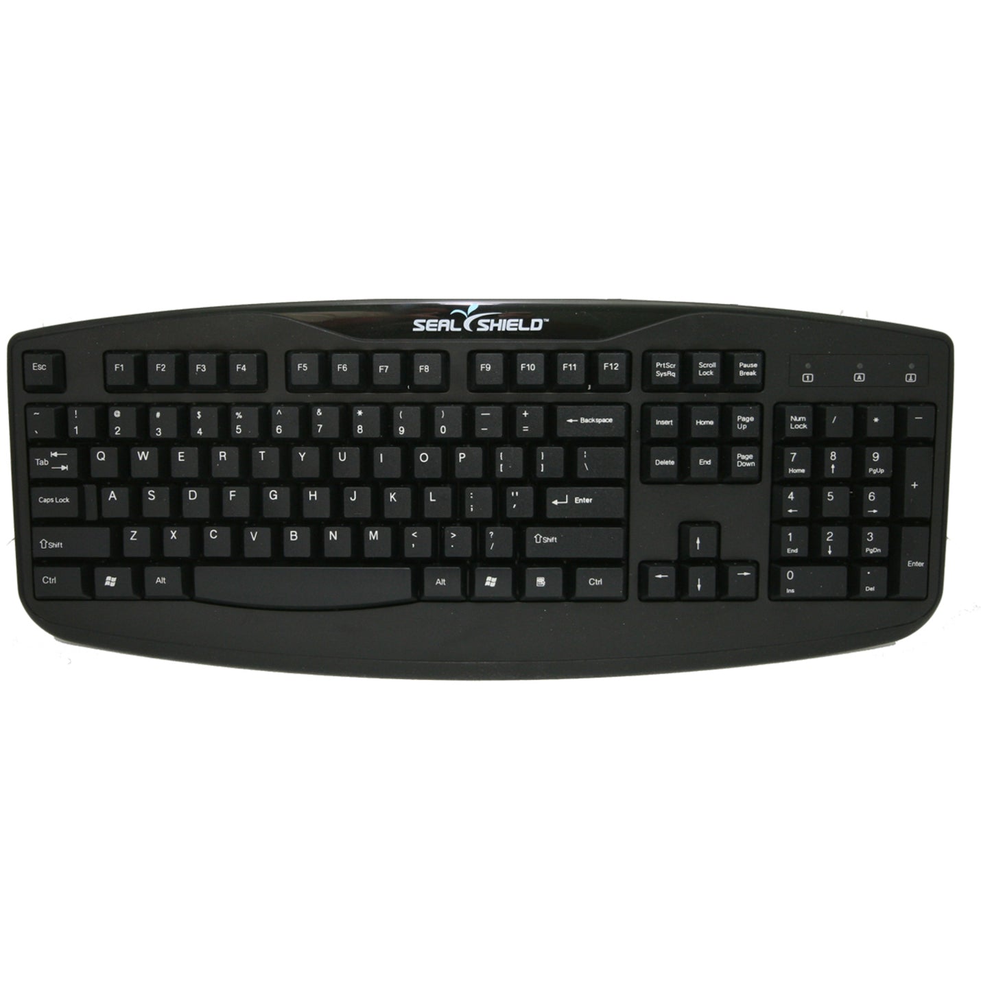 Seal Shield STK503 Keyboard, Spill Proof, Dust/Dirt-free, Water Proof, Washable, Anti-bacterial