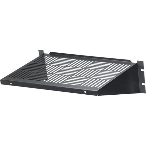 Black Box RMTS02 Rack Mount Vented Fixed Shelf, 35-lb. Capacity