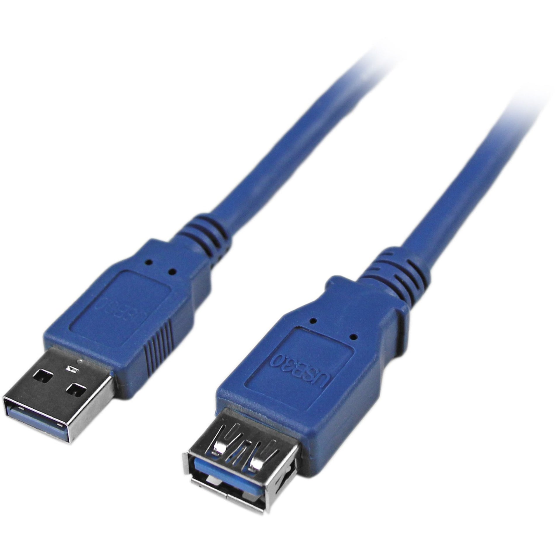 StarTech.com USB3SEXTAA6 6 ft SuperSpeed USB 3.0 Extension Cable A to A M/F, EMI Protection, 5 Gbit/s Data Transfer Rate, Blue