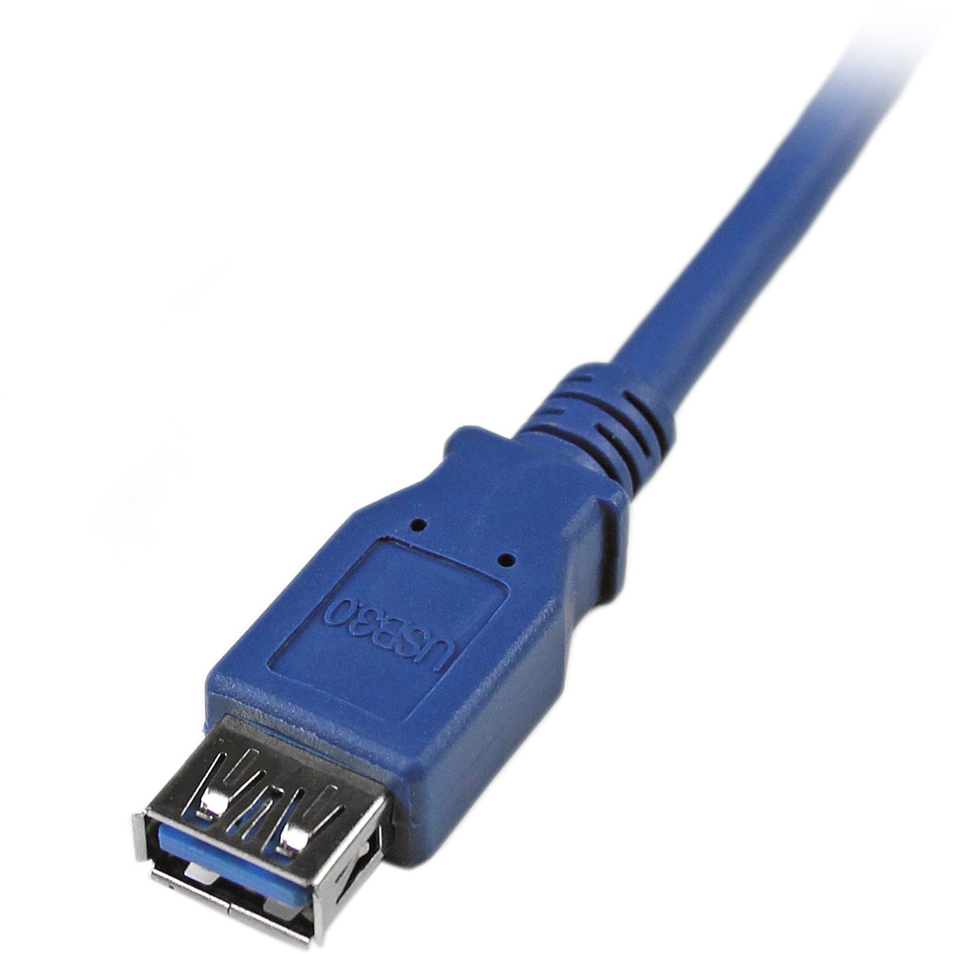 StarTech.com USB3SEXTAA6 6 ft SuperSpeed USB 3.0 Extension Cable A to A M/F, EMI Protection, 5 Gbit/s Data Transfer Rate, Blue