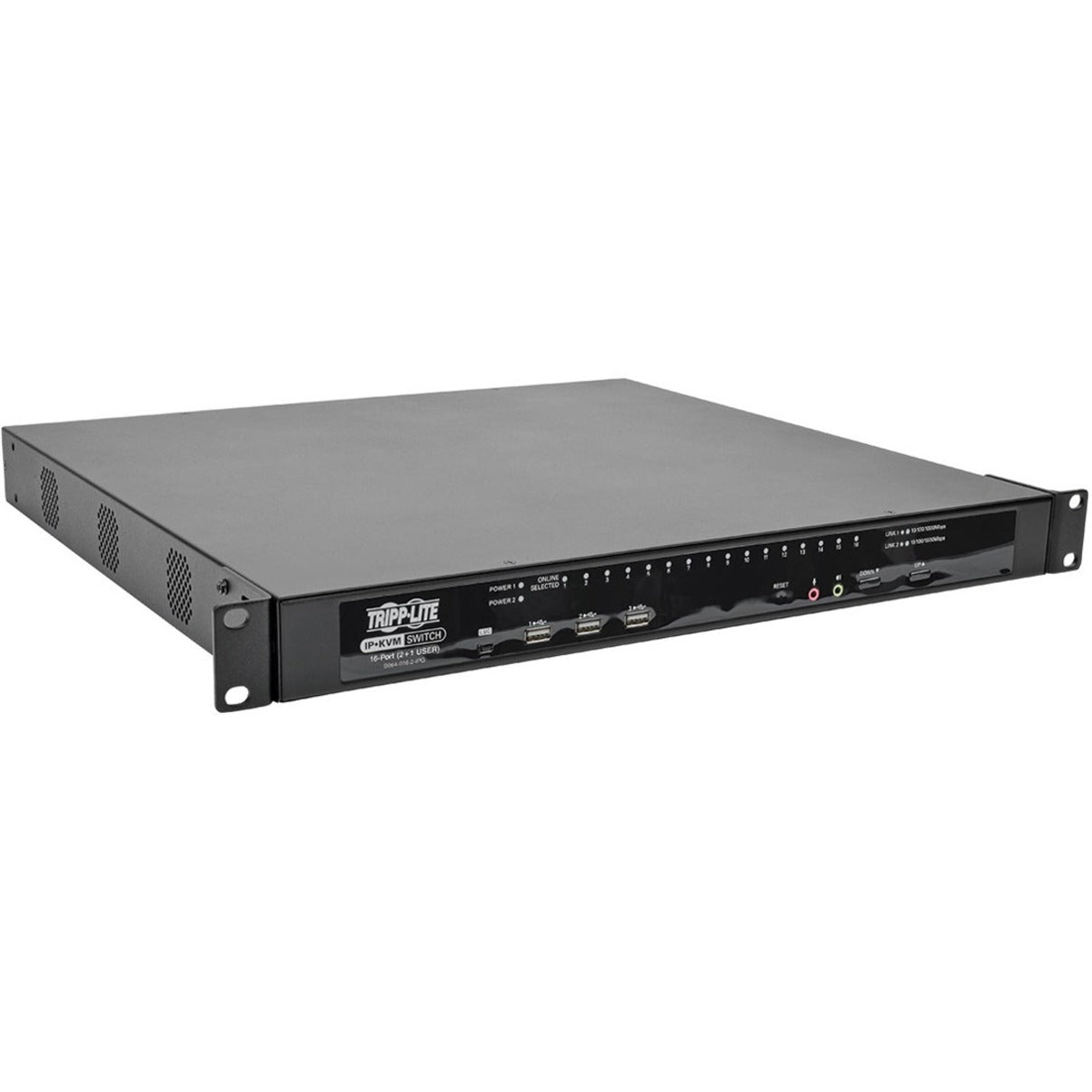 Tripp Lite B064-016-02-IPG NetDirector KVM Switchbox, 16 Port, USB/PS/2, Rack-mountable
