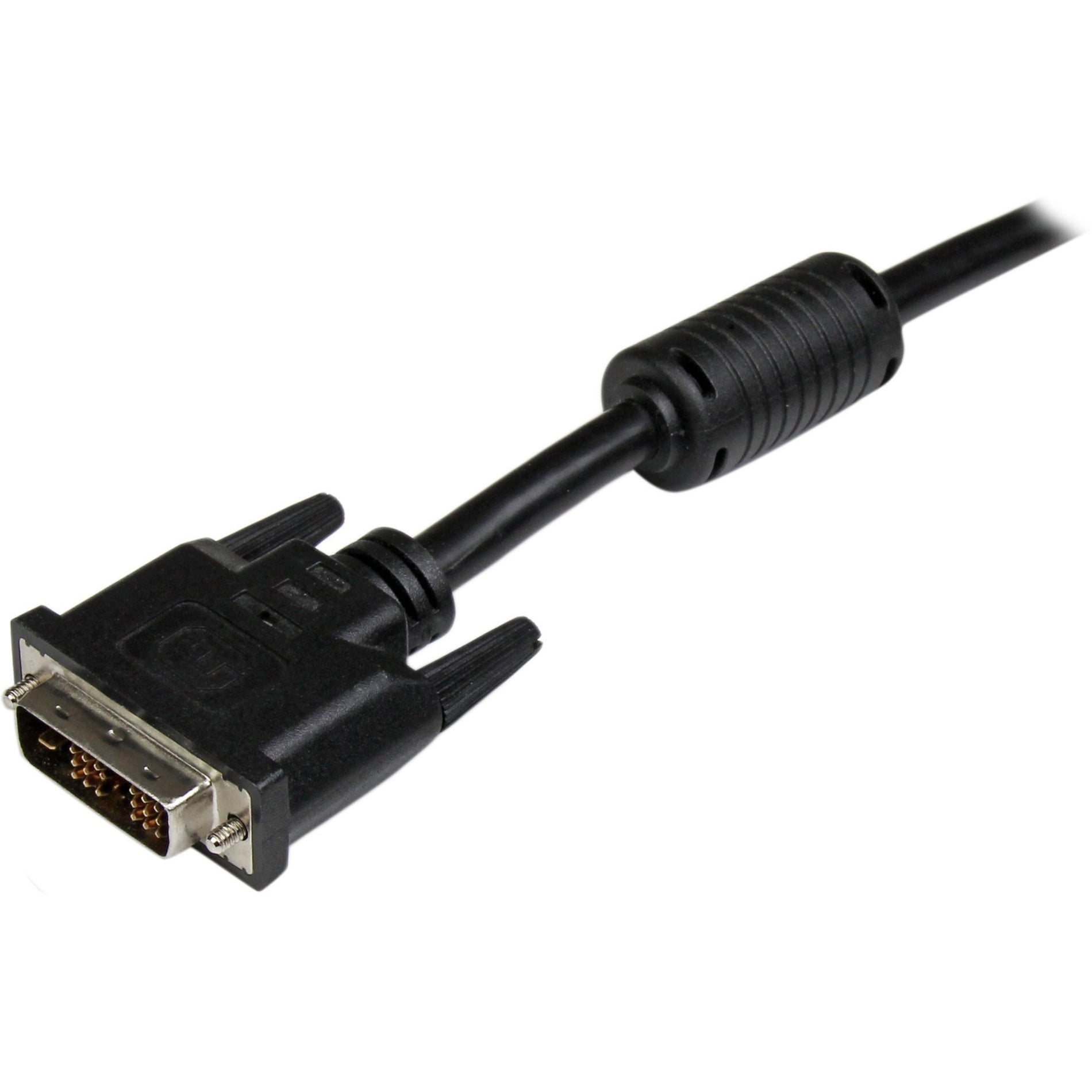 StarTech.com DVIDSMM10 10ft DVI-D Single Link Cable - M/M, EMI Protection, 5 Gbit/s Data Transfer Rate