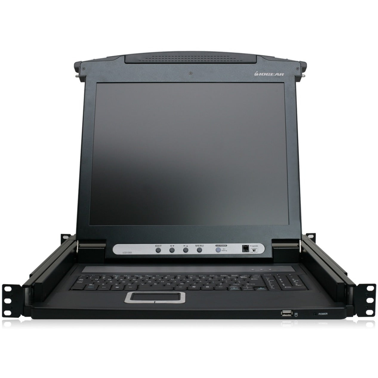 IOGEAR GCL1800 Rackmount LCD, 17" Screen, SXGA, TouchPad, 3 Year Warranty