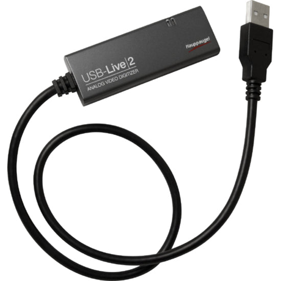 Hauppauge 610 USB-Live2 Video Capturing Device, Video Recording, AVI, SVCD, VCD, DVD, S-Video