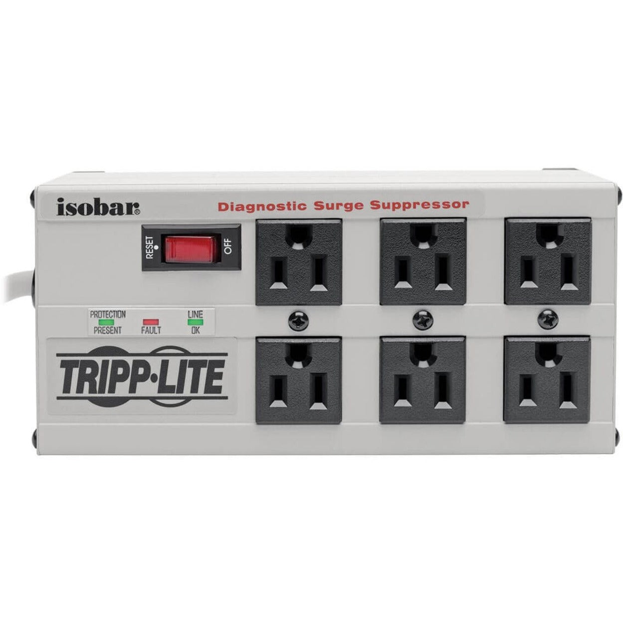 Tripp Lite IBAR6-6D Isobar 6-Outlets Surge Suppressor, 2350 J, Lifetime Warranty