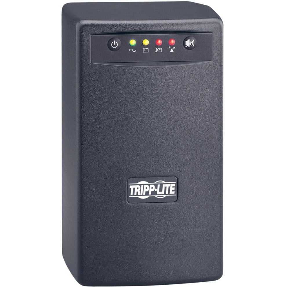 Tripp Lite OMNISMT500PNP OmniSmart 500VA Tower/Wall Mountable UPS, 2 Year Warranty, Power Failure and Low Battery Alarms