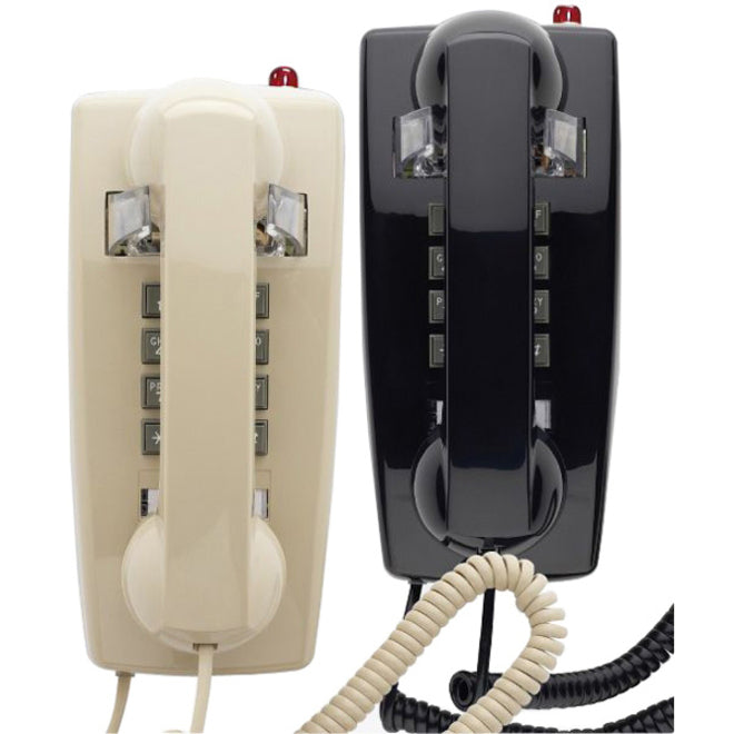 Scitec AEGIS-2554-B 2554 Standard Phone, Black - Wall Mountable, Hearing Aid Compatible