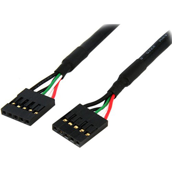 StarTech.com USBINT5PIN USB IDC Motherboard Header Cable, 18in Data Transfer Adapter