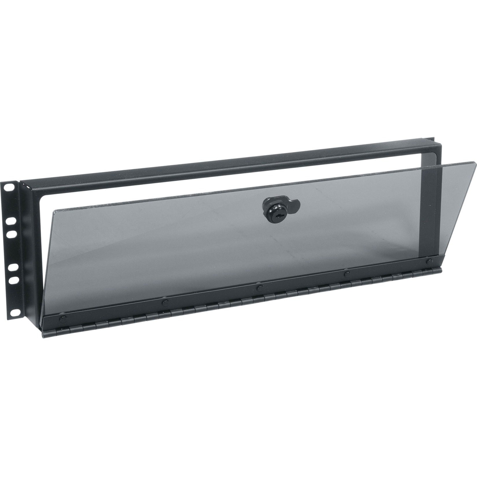 Middle Atlantic SECL3 Security Cover, 3 RU, Hinged Plexi, Smoke Gray, Tamper Resistant